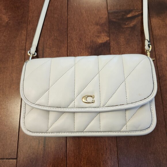 Coach Hayden quilted pillow chalk leather crossbody bag - Picture 2 of 15
